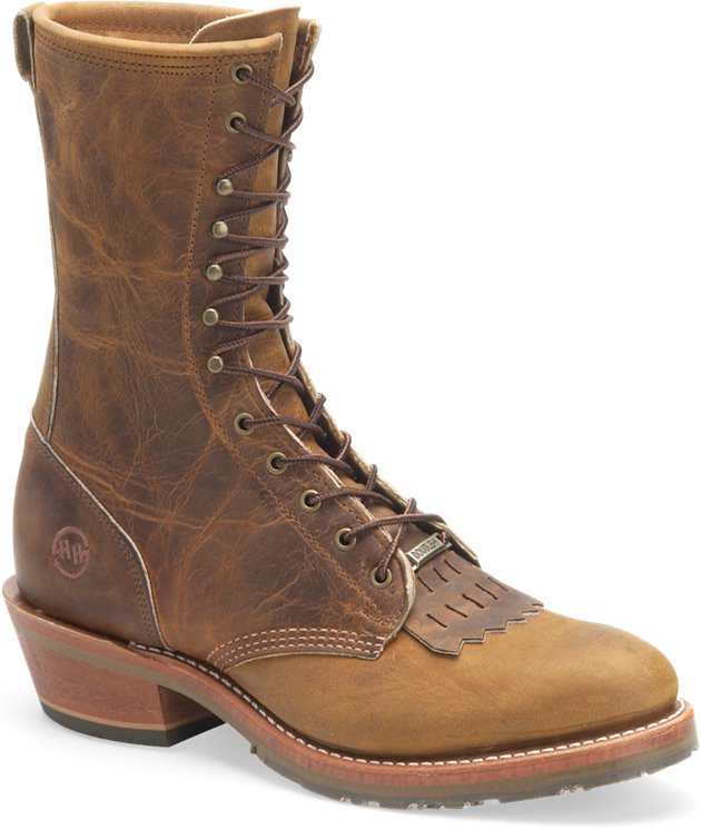 Double H Boot 10 Inch Gel Cell in Brown Double H Boot Mens